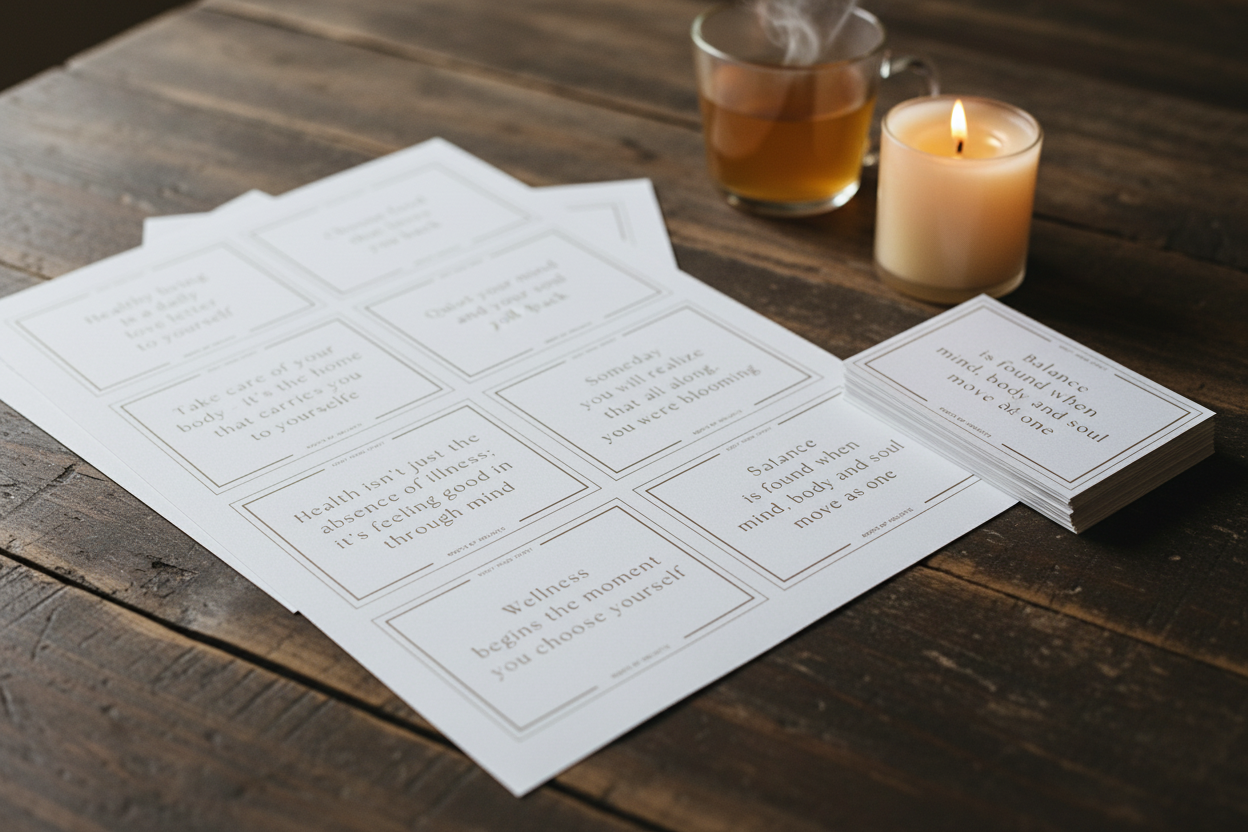 52 Quote Cards med riktiga kort