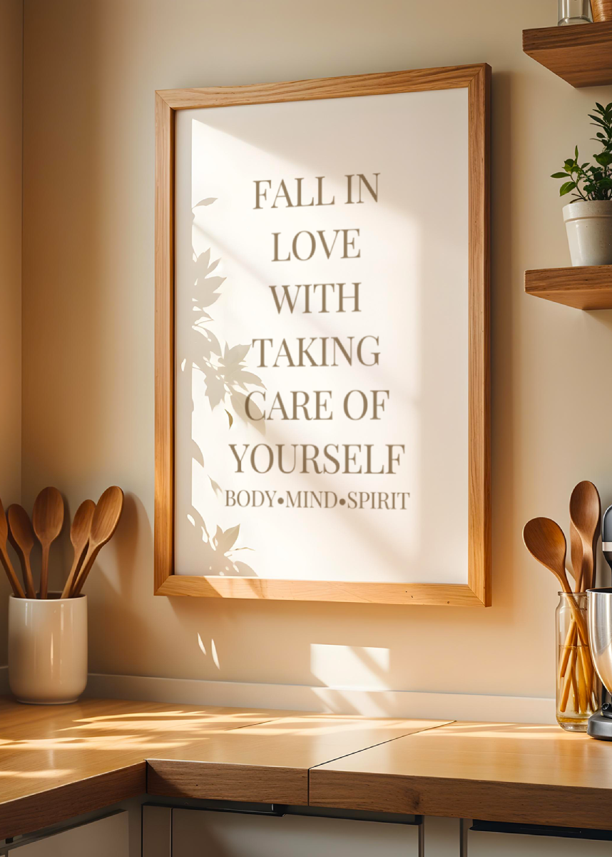 Love in love with taking care of yourself quote