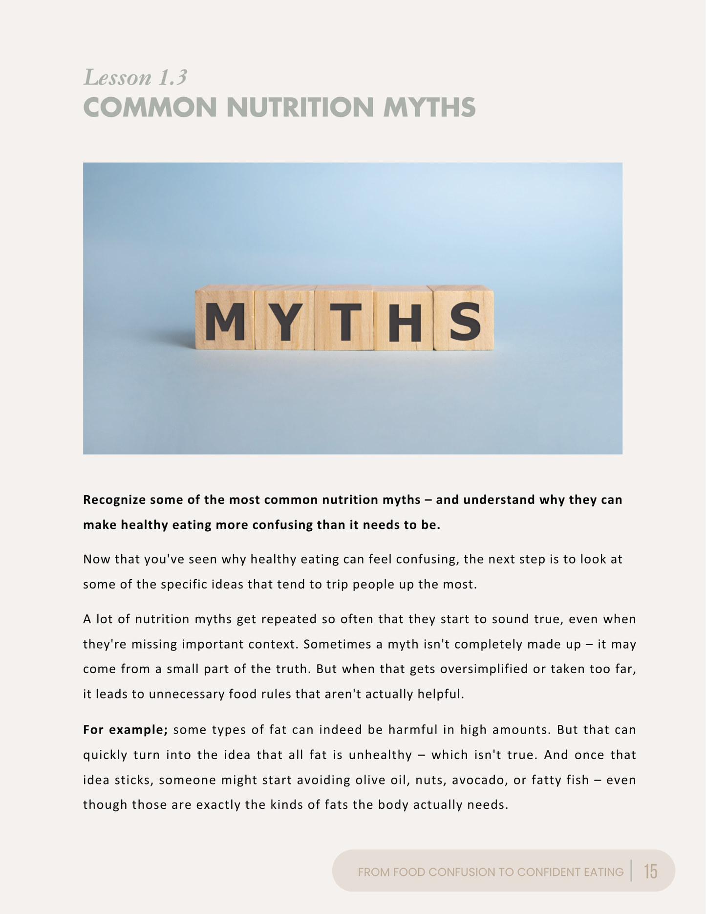 Nutrition Course for Beginners – Balanced Eating & Food Freedom | Instant Download