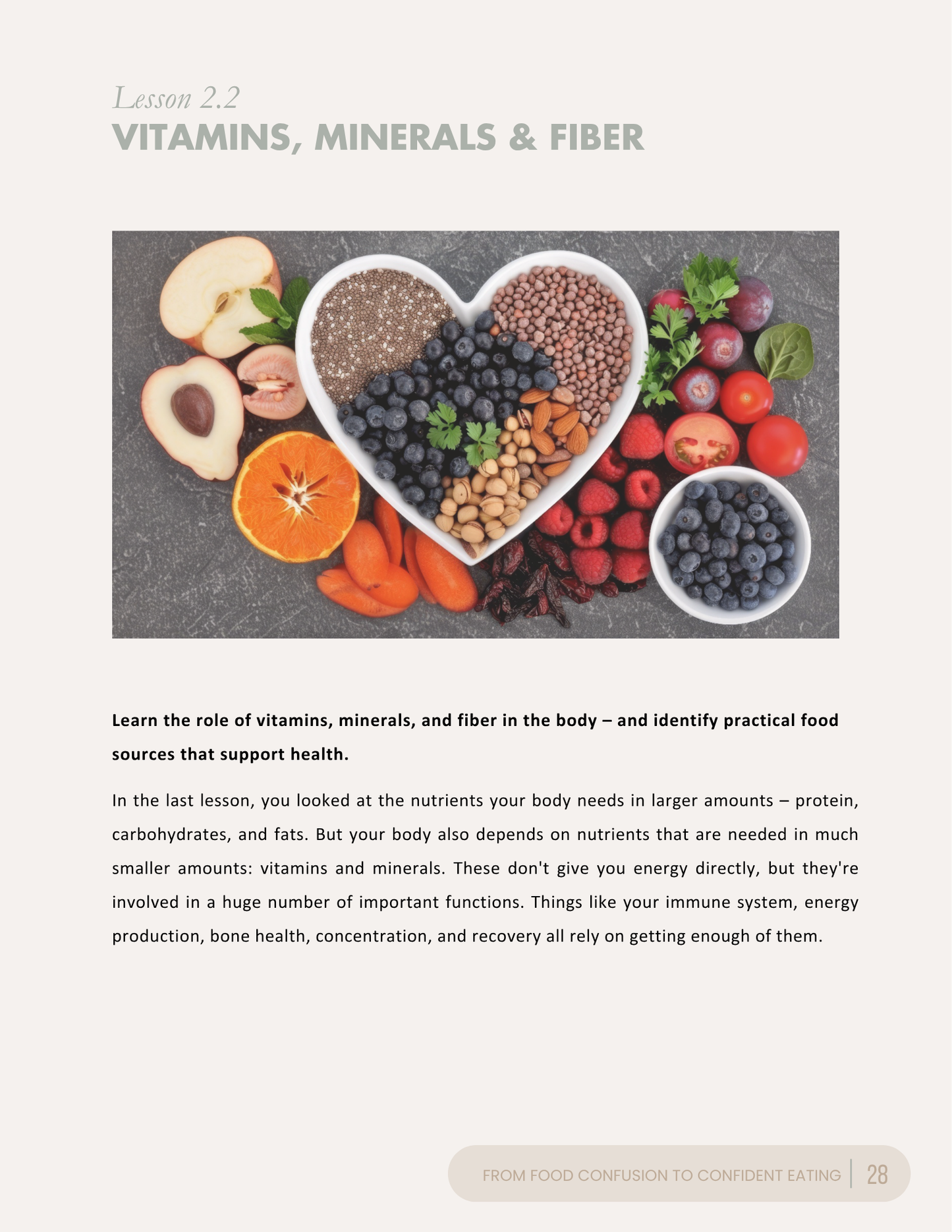 Nutrition Course for Beginners – Balanced Eating & Food Freedom | Instant Download