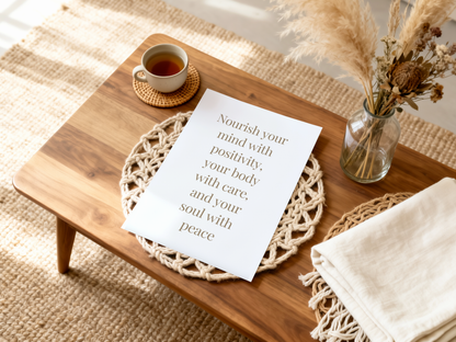 Self Care Quote Wall Art - Printable Digital Download