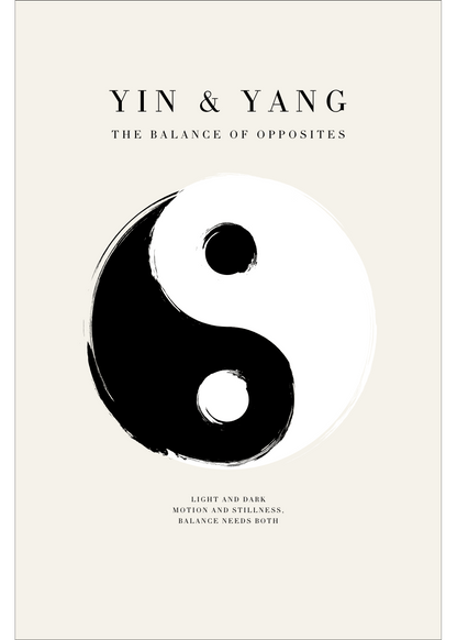 Yin & Yang Wall Art - Printable Digital Download