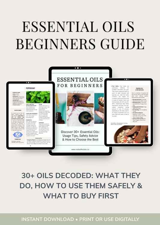 Beginner’s Guide to Essential Oils Complete Reference and Safe Daily Usage (52-Page PDF)