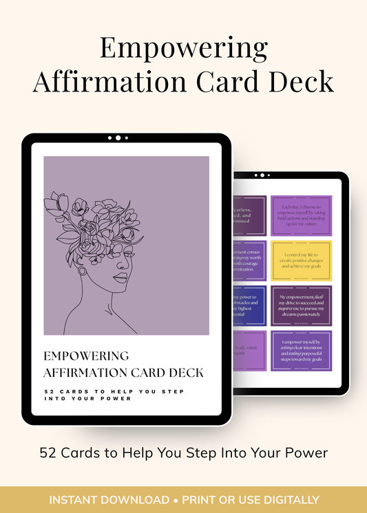 Empowering Affirmation Card Deck