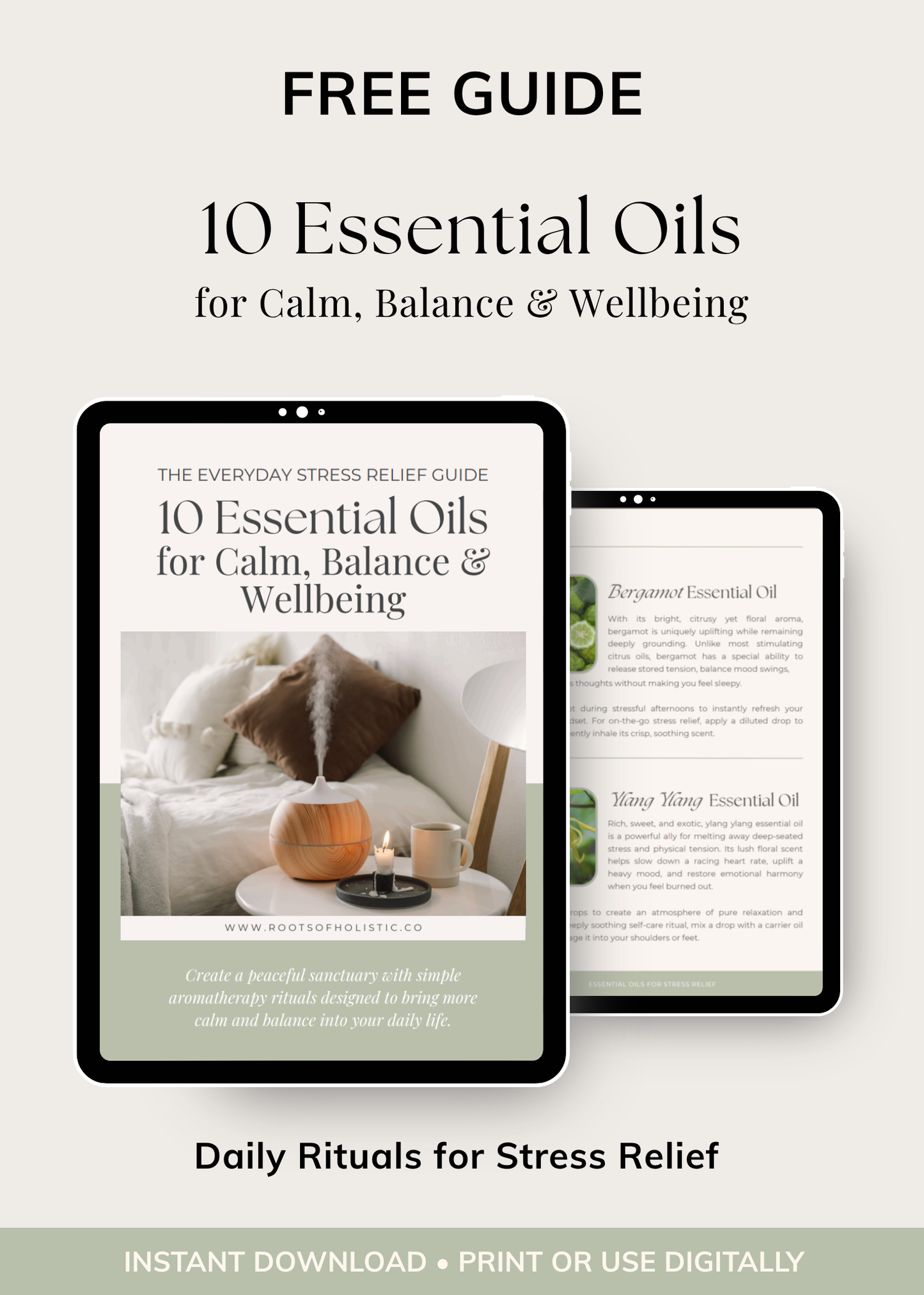 Free Guide: Top 10 Essential Oils for Stress Relief & Daily Wellbeing