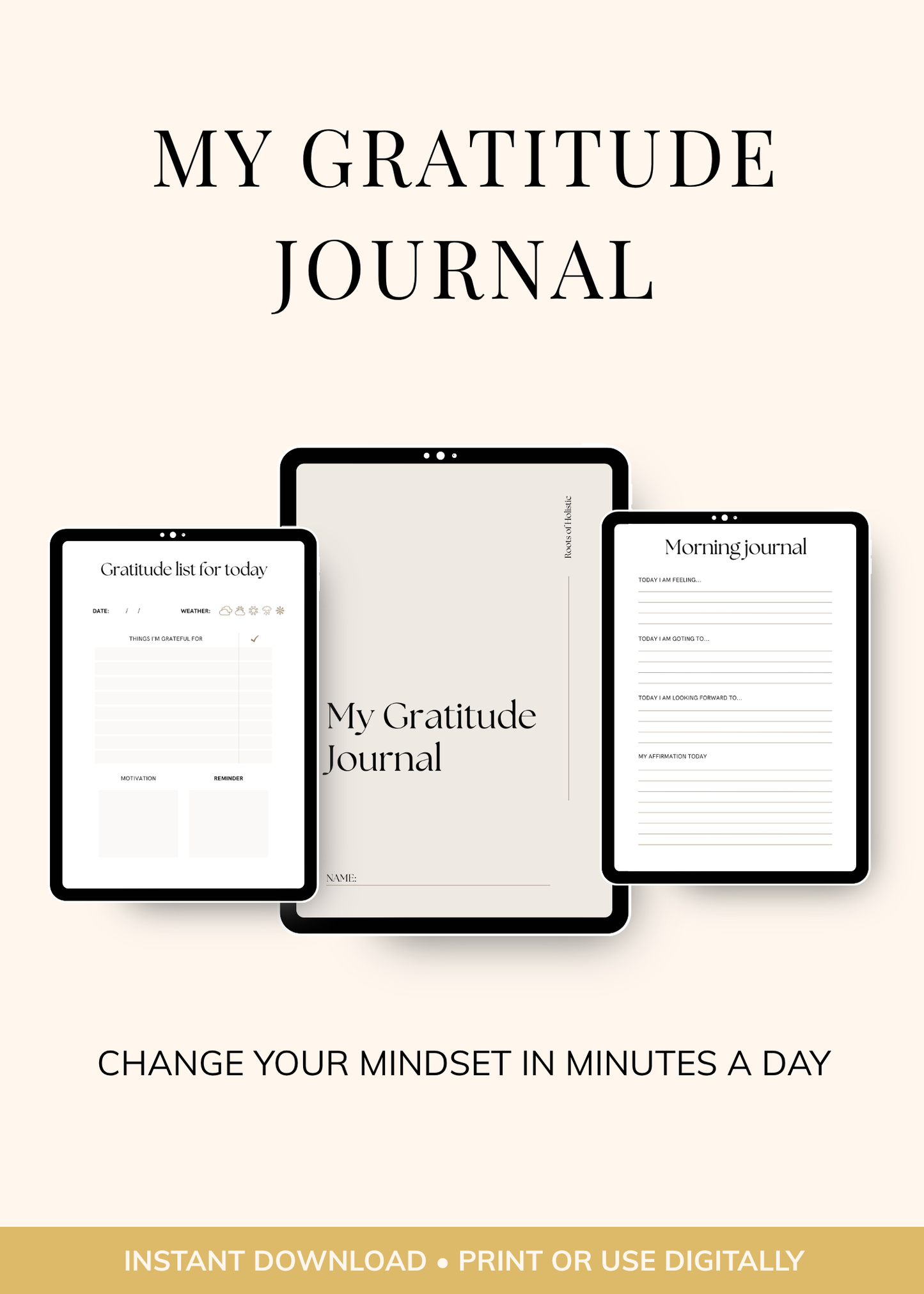 Gratitude Journal - Printable