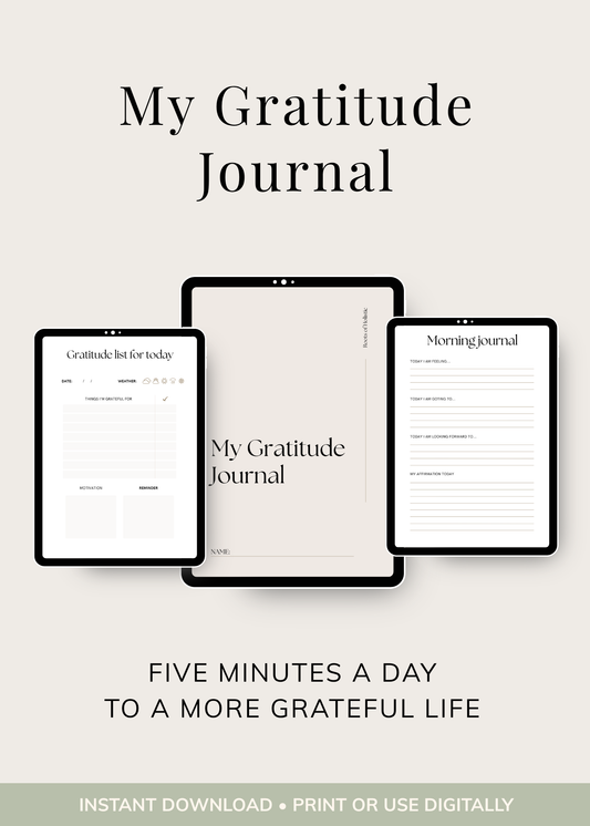 Gratitude Journal - Printable