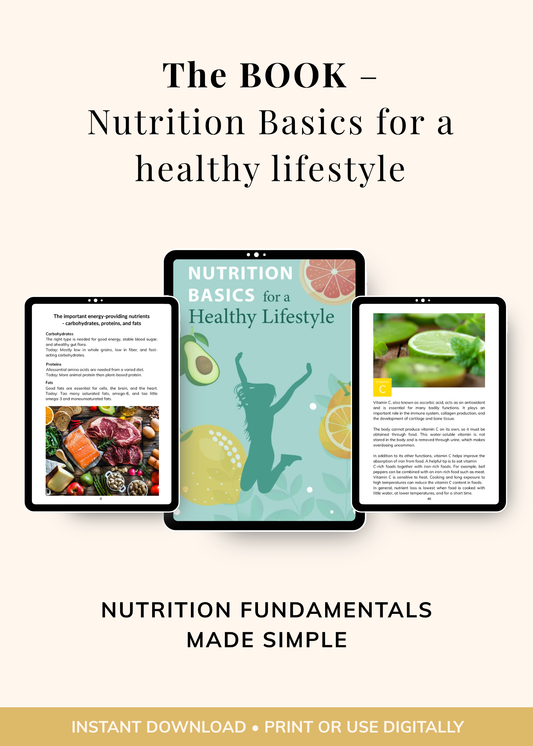 Nutrition basics for a healthy lifestyle: Your essential guide to building healthy habits and lasting energy