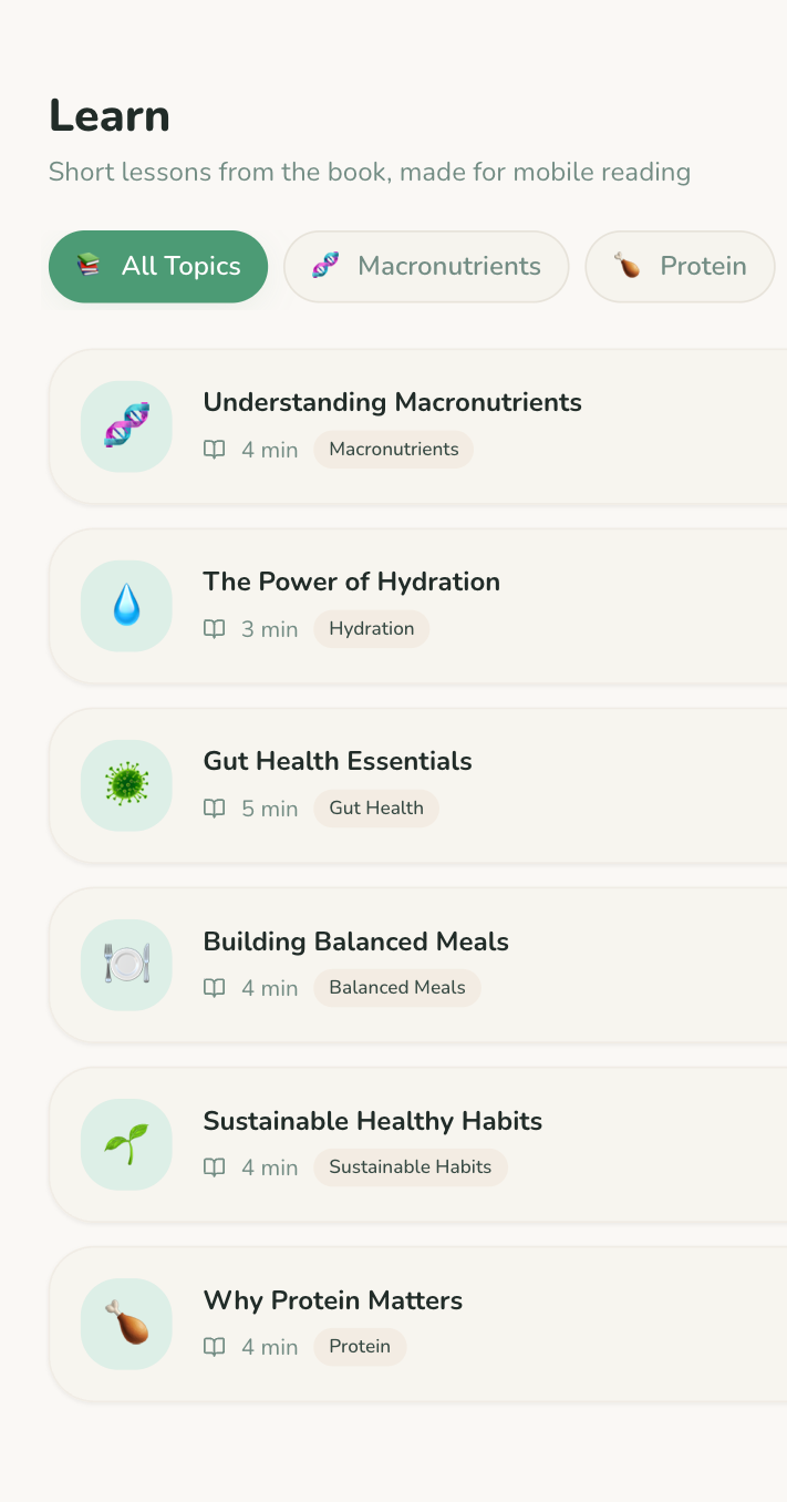 Nutrition Tracker App