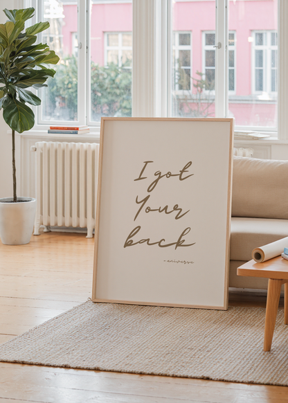 Spiritual wall art